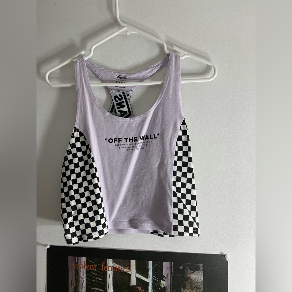 Vans Women’s Checkerboard Tank, OFF THE WALL